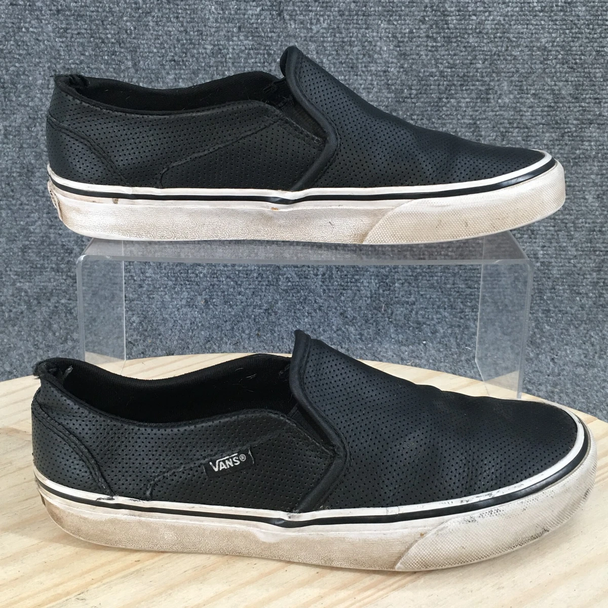 Vans top black flats