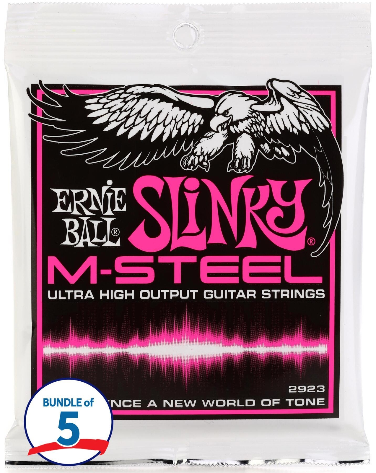 Струны для электрогитары Ernie Ball 2923 Super Slinky M-Steel - .009-.042