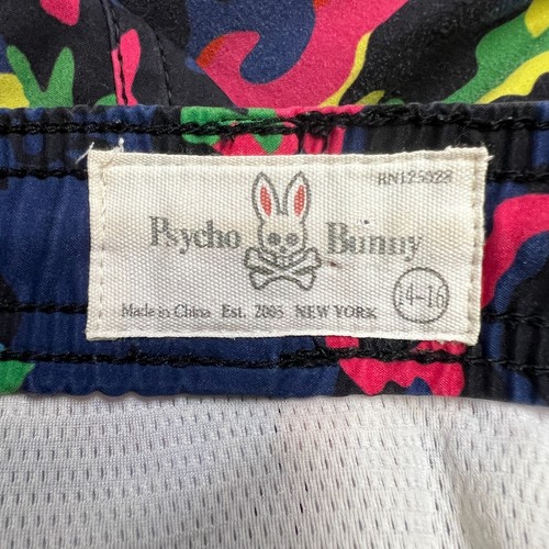 Psycho Bunny Board Shorts Boys Kids Youth 14-16 Swim Trunks Multicolor Bathing - Picture 7 of 11