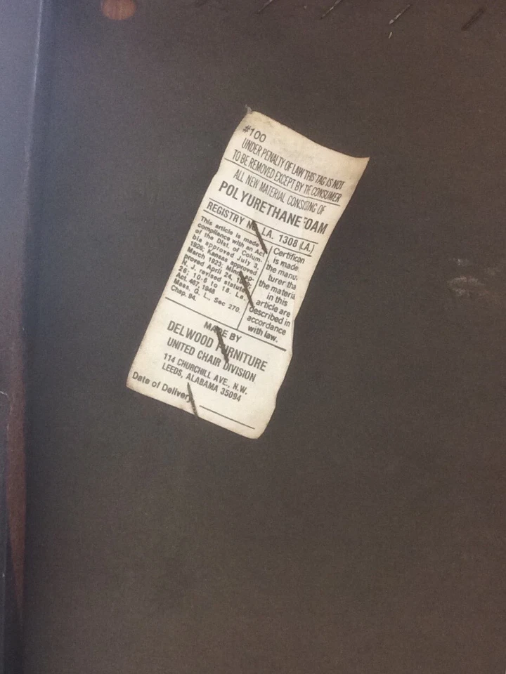 Par de sillas de oficina modernas de mediados de siglo con vinilo naranja vintage Foto 2 de 4