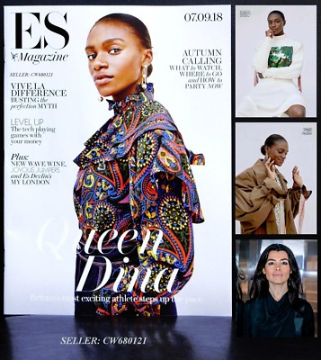 DINA ASHER-SMITH BRITISH ATHLETICS ES DEVLIN ES MAGAZINE SEPTEMBER 2018 NEW