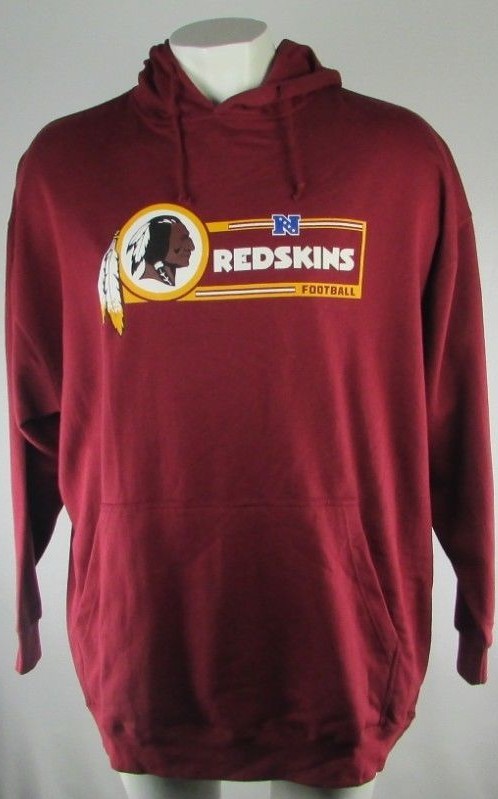 Washington Redskins NFL Men's Big & Tall Maroon Pullover Hoodie | eBay