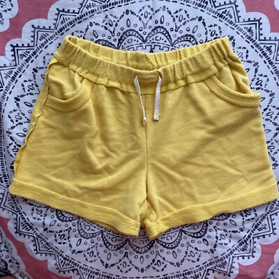 Girls Yellow Shorts