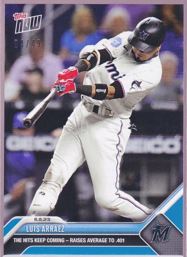 2023 Topps Now 395 Luis Arraez