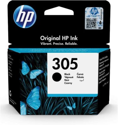 HP 305 (3YM61AE) Original Druckerpatrone Schwarz für HP DeskJet ENVY 27xx 41xx