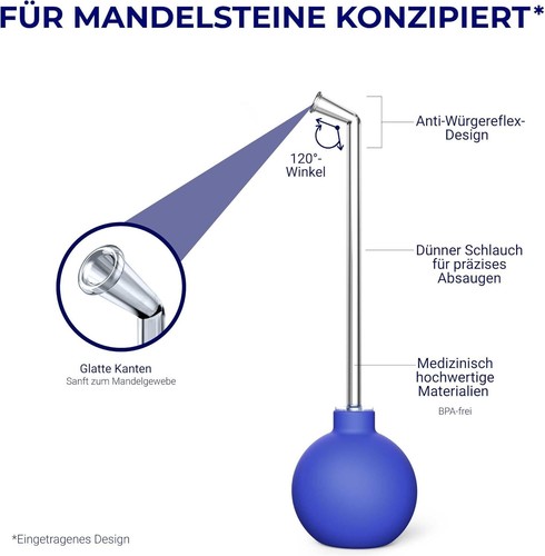 Oravix Mandelsteine Schröpfglas, Mandelsteine Entfernen Sauger, Mundgeruch Bekäm - Bild 4 von 8