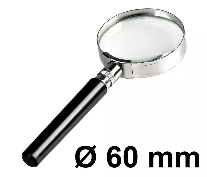 LENTE DI INGRANDIMENTO PROFESSIONALE DIAMETRO 60 mm LETTURA
