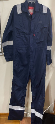 Portwest Bizflame Coveralls Size XL Navy New Old Stock NOS NWOT Anti-Static