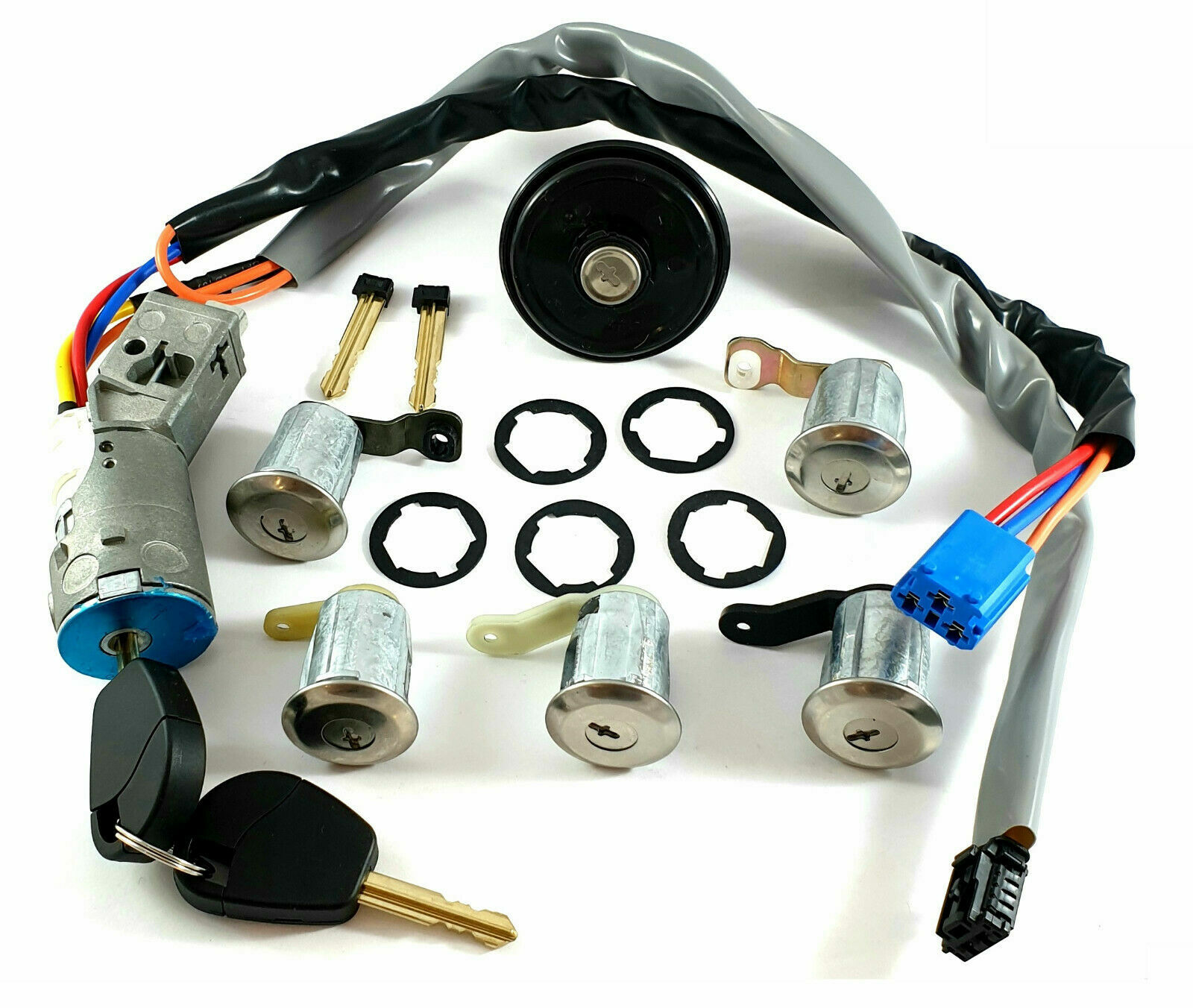 Antivol direction neiman avec cylindres barillet de porte pour Partner 2002-2008