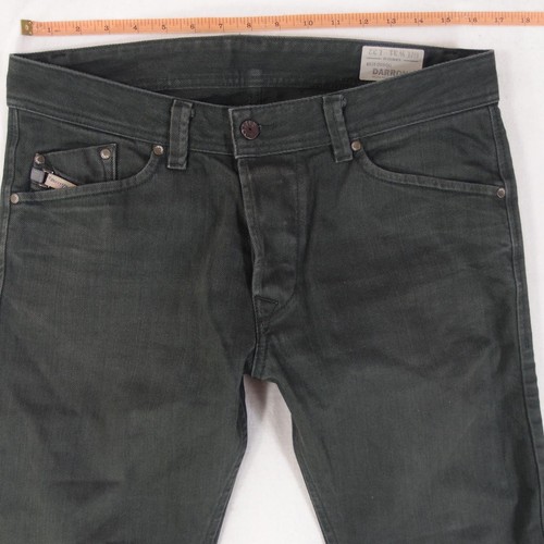 Herren Jeans Diesel DARRON 008QU Slim Tapered Grün W32 W31 L32