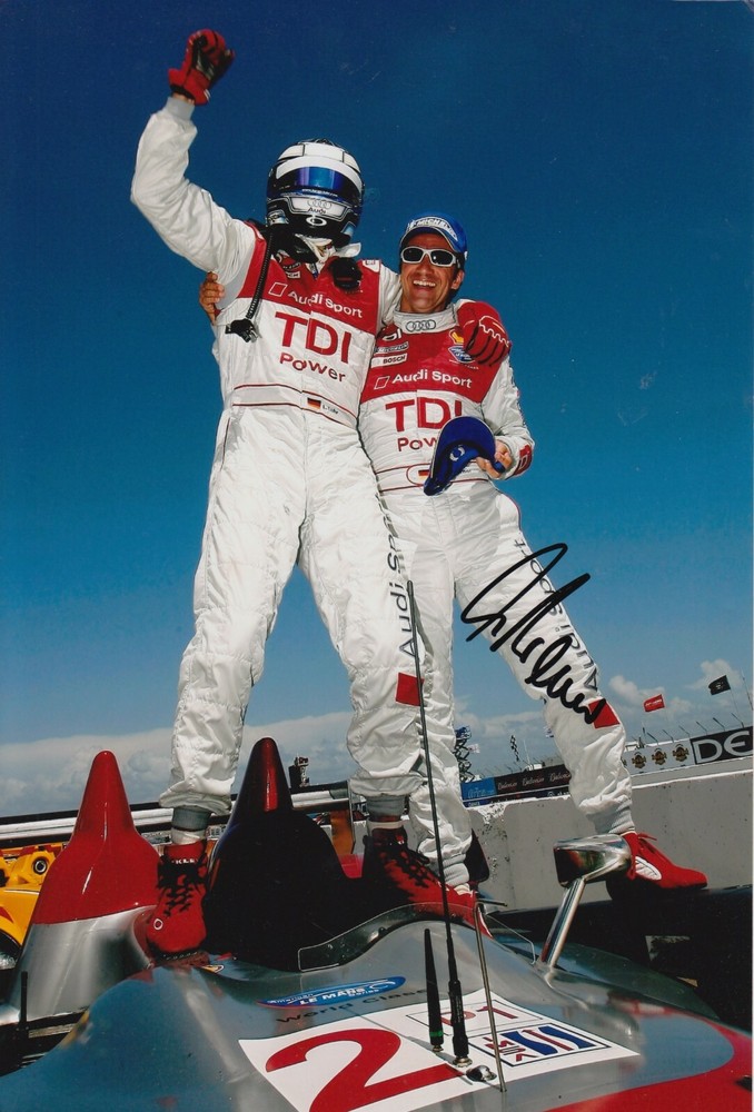 Marco Werner Autographed 12x8 Photo Audi Le Mans Racer Hand Signed
