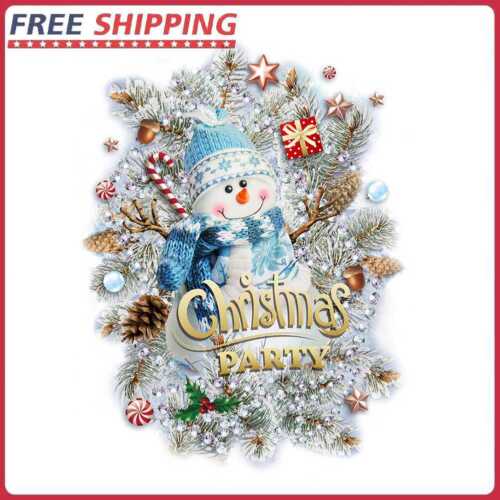 Christmas Decorative PVC Wall Sticker Christmas Tree Snowman for Celebration - Bild 1 von 12
