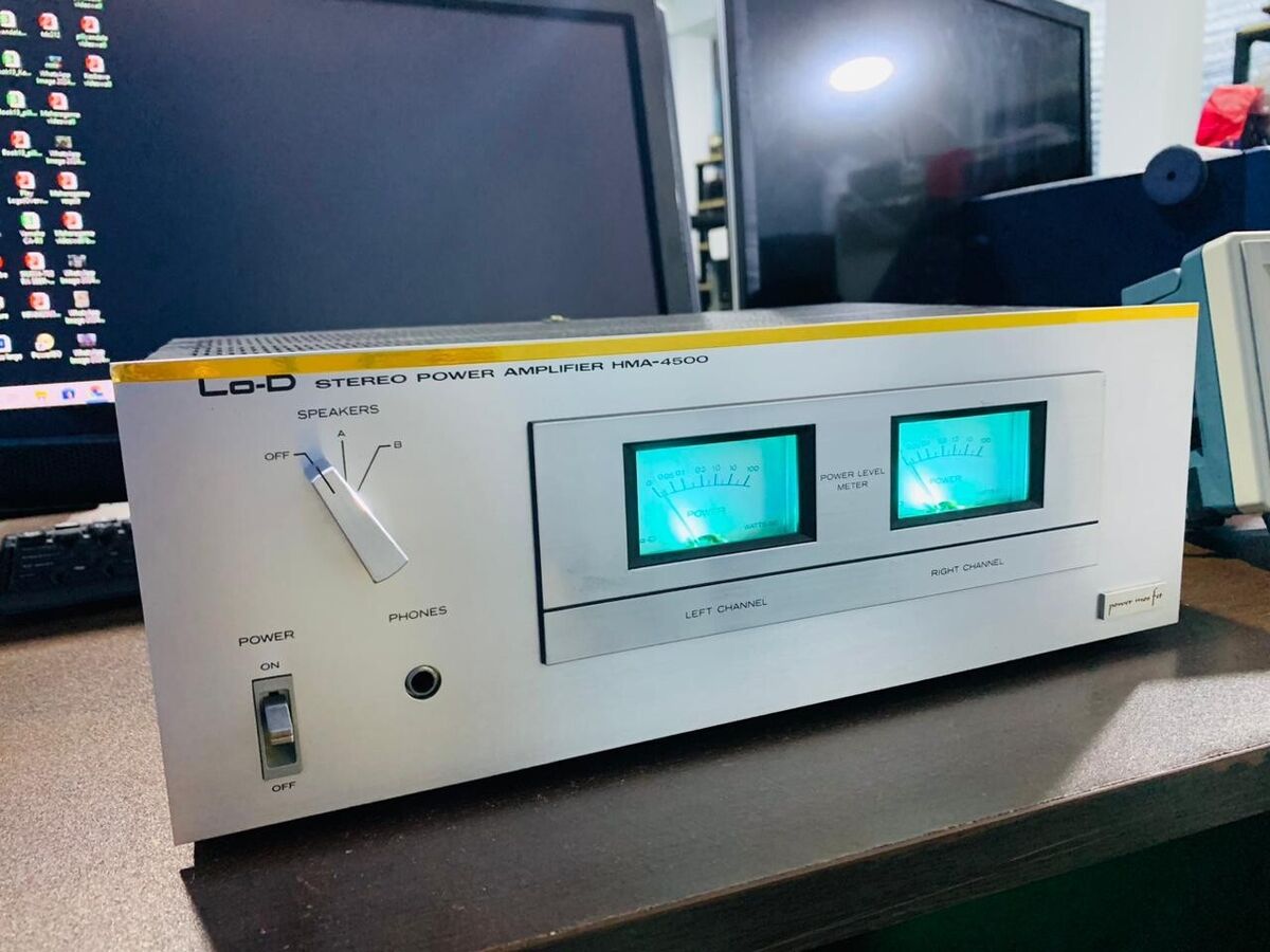 LO-D Hitachi Japanese vintage MOS_FET audio power amplifier LO-D Hitachi Japanese vintage MOS_FET audio power amplifier