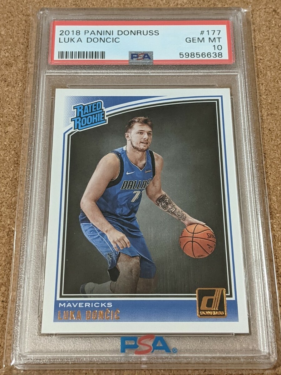 2018-19 Donruss 🏀 Luka Doncic Rated Rookie PSA 10 Gem 2018-19 Donruss 🏀 Luka Doncic Rated Rookie PSA 10 Gem