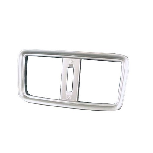 Car Matte Silver Rear Air Conditioning Vent Outlet Trim Cover for