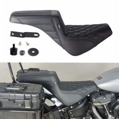 For Harley Softail FXST Street Bob FXBB FXBBS 2018-2025 Gel Pad 2-UP Seat Softer