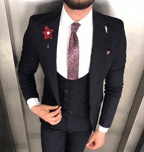 TRAJE CORTO CHALECO NEGRO - Zaldi