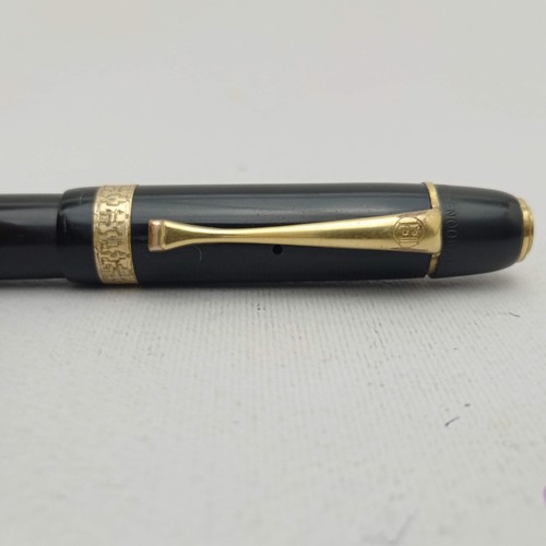 KOH I NOOR HARDTMUTH 516 CELLULOID PISTON FOUNTAIN PEN 14K EF NIB VTG 30S RARE - Picture 7 of 19