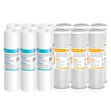 12 PACK Sediment CTO Carbon Block Water Filter Replacement Whole House 10"x2.5"