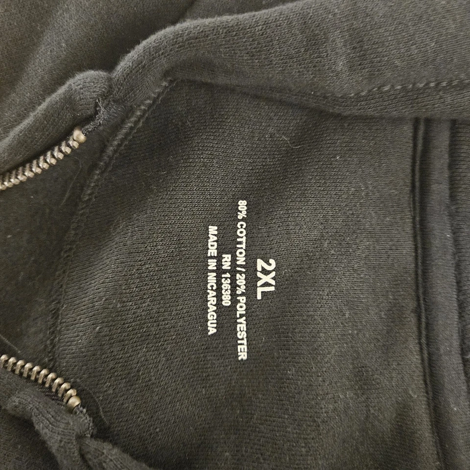 Iowa Hawkeyes Sudadera con Capucha Mujer XXL 2XL Negro Dorado Sudadera Cremallera Completa Caitlyn Clark Foto 4 de 4