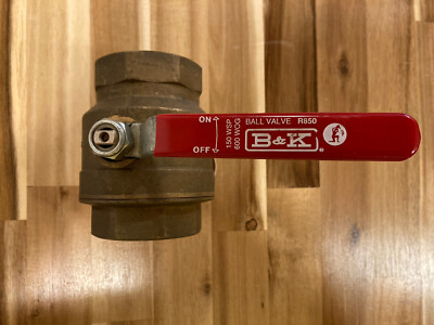B&K 2'' Brass Ball Valve - Full Port 600WOG