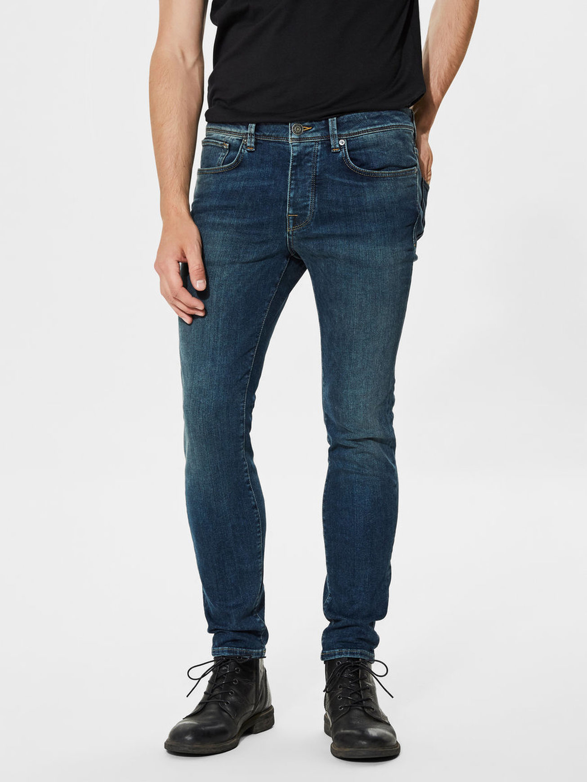 SELECTED Homme Skinny Pete 1004 Blue Jeans 28W / 32L BNWT