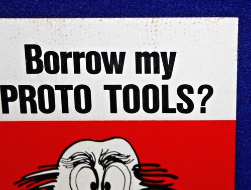 Vintage PROTO TOOLS 5" x 7" Decal Sticker - Choose from dropdown - Picture 9 of 10