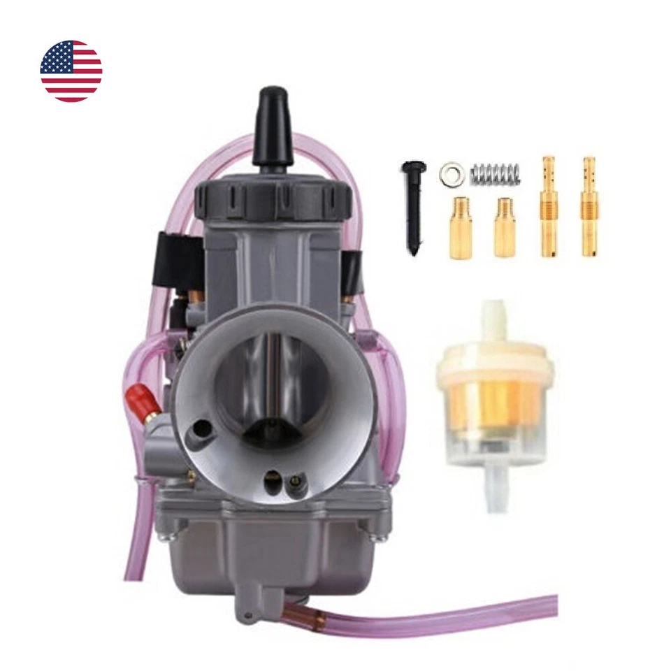 Carburador PWK40 para Suzuki Quadzilla Quadracer 500 LT500R 1987 1988 1989 1990 Foto 2 de 4