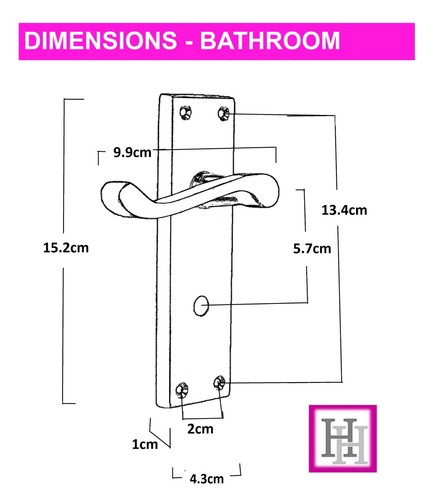 DOOR SCROLL HANDLE SETS VICTORIAN CHROME HANDLES LATCH LOCK BATHROOM PRIVACY - Picture 7 of 28