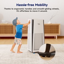 WiFi Air Purifier for Large Room HEPA Air Purifiers Allergies Smoke Pet 3027ft 