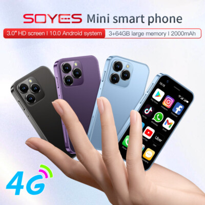SOYES 4G LTE Smartphone XS16 Unlocked Mini Android 10.0 Dual SIM