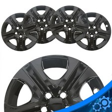 4 Black 17 Hub Caps Full Rim R17 Wheel Covers For Toyota Rav4 2013-2018 4 Black 17 Hub Caps Full Rim R17 Wheel Covers For Toyota Rav4 2013-2018
