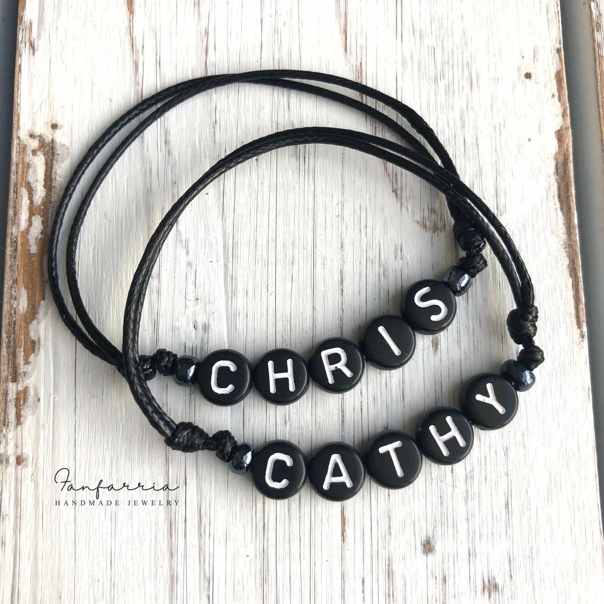 Couple personalized deals bracelets