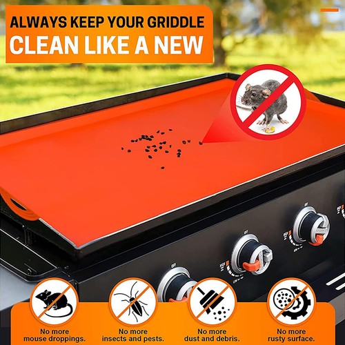 28" Silicone Griddle Mat for Blackstone Grill Silicone Protective Cover Food ... - Picture 2 of 6