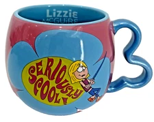 New Disney Parks Lizzie McGuire Seriously Cool! Mug Pink Blue Flower Coffee Mug