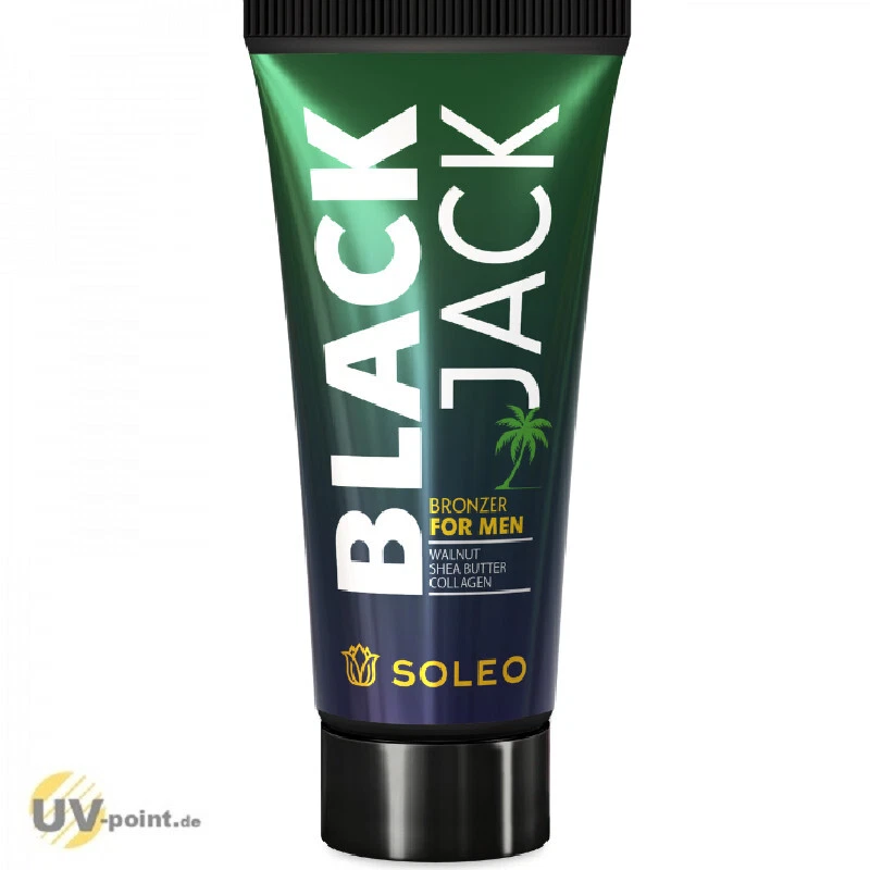 Soleo BLACK JACK bronzer for MEN 150ml crema cosmetica solarium lozione abbronzante