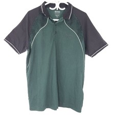 Hugo Boss Men's Paddy Pro Polo Shirt Short Sleeve Green Jersey Knit Sz L