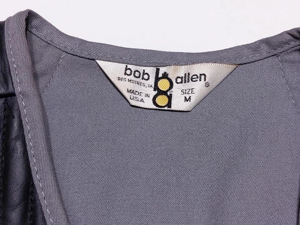 BOB ALLEN Mesh Padded Hunting Shooting Vest Gray Made in USA Medium M - Image 2 of 4