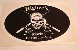 Higbee's Marina Fortescue, NJ Sticker, Decal