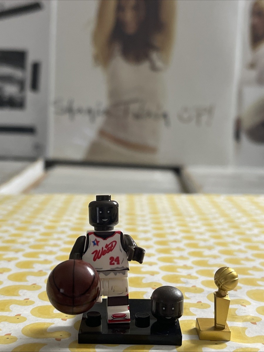 KOBE BRYANT #24 LEGO MINIFIG WEST ALL-STAR JERSEY basketball