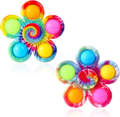 Fidget Spinners Pop for Kids 2 Pack, Sensory Fidget Toys for Kids 4-8-12, Goodie