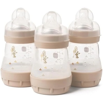 MAM Easy Start Anti-Colic Babyflaschen | 3er Pack (3 x 160 ml) | Selbststerilisierend