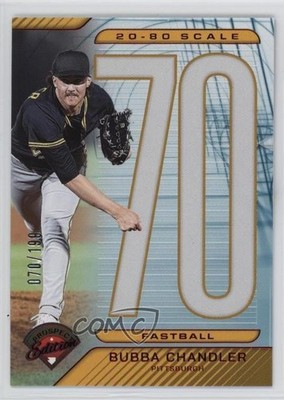 2025 Panini Prospect Edition 20-80 Scale Red 70/199 Bubba Chandler #23 4g8