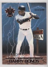 2000 Pacific Vanguard High Voltage Red 33/299 Barry Bonds #33 a8a