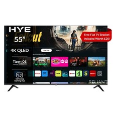 HYE 55" Inch 4K QLED Ultra HD HDR Frameless Smart TV Tizen OS - 55QLEDS2008