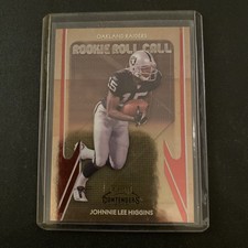 Johnnie Lee Higgins 2007 Playoff Contenders Rookie Roll Call /1000 #RRC-27 Card. rookie card picture
