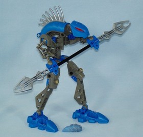 All 6 Lego Bionicle RAHKSHI (8587 ~ 8592) 100% in Canisters + rare PURPLE KRAATA