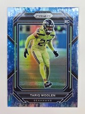 2022 Panini Prizm Tariq Woolen RC Navy Camo /25 Seattle Seahawks Rookie #349