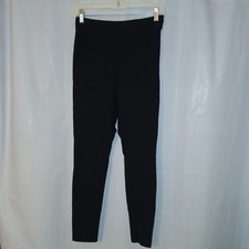 A New Day Womens Pants Stretch Skinny Ankle Side Zip Work Black Size Small