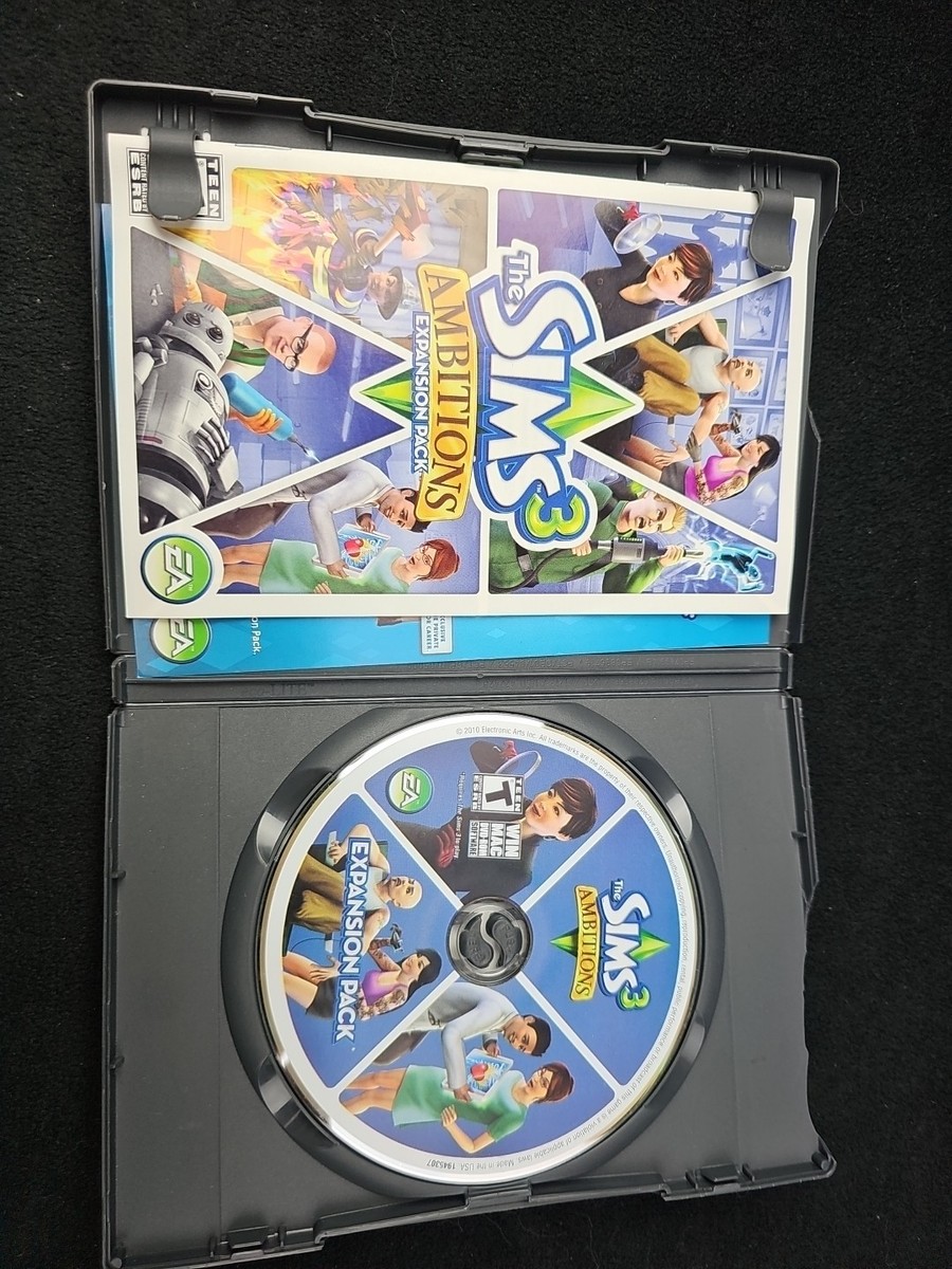 The Sims 3 Windows PC Mac W/ Six 6 Expansion Packs, Lot Bundle DVD